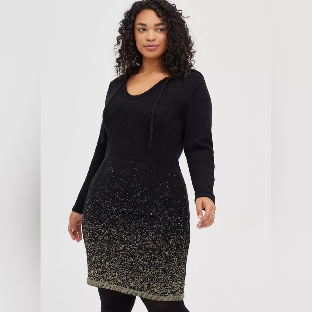 TORRID HOODIE SWEATER DRESS SIZE 2 🖤✨